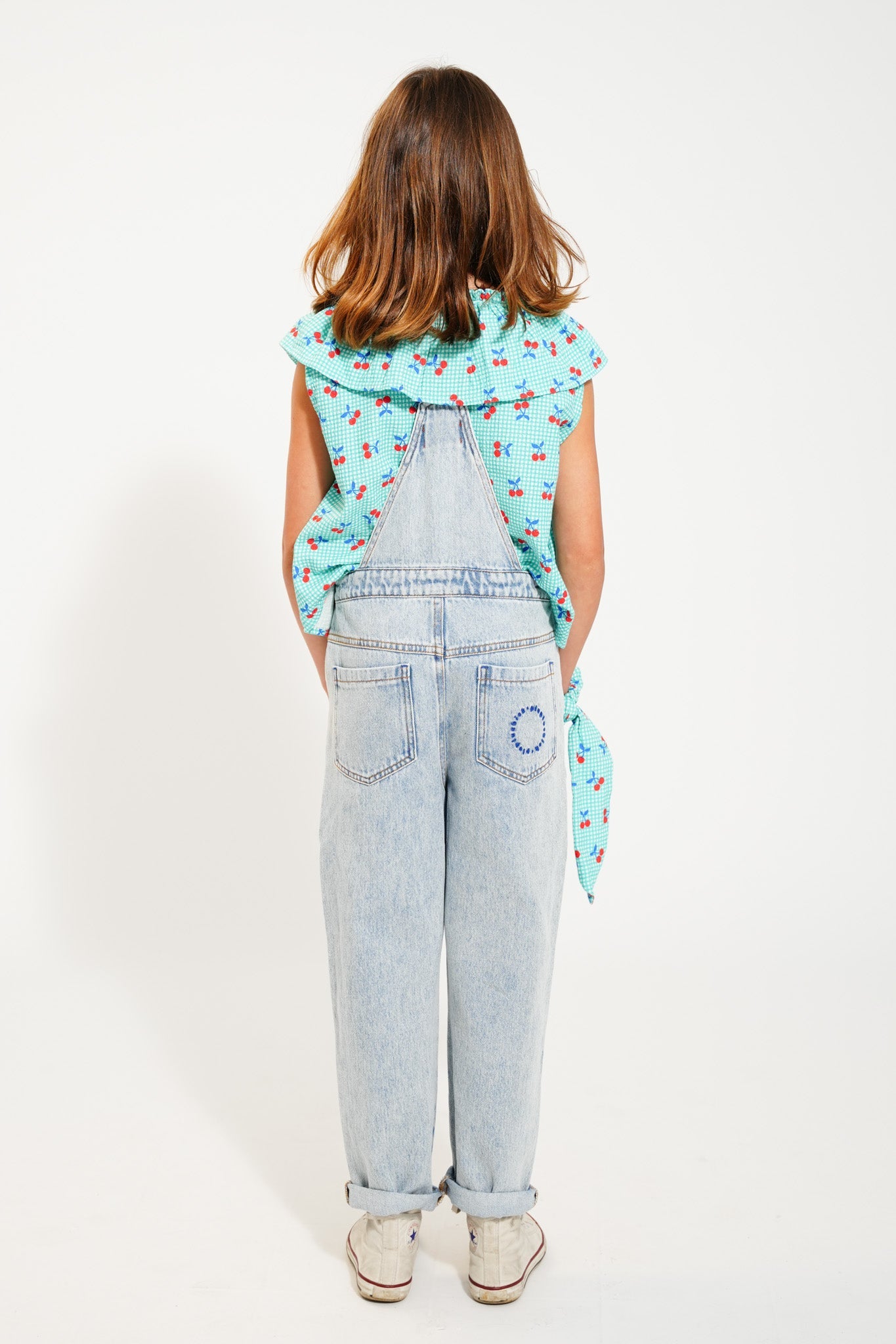Dungarees | Washed Blue Denim