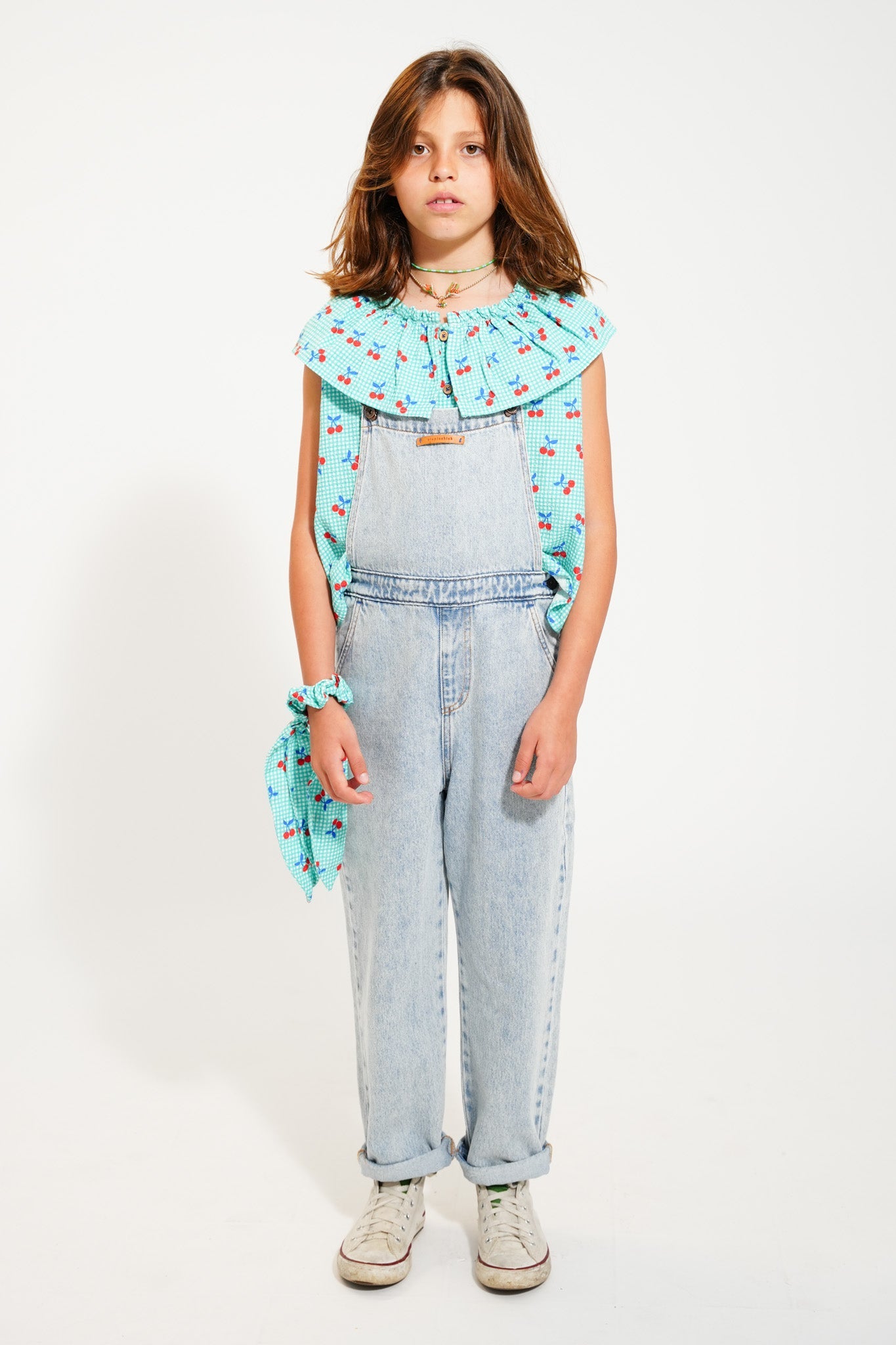 Dungarees | Washed Blue Denim